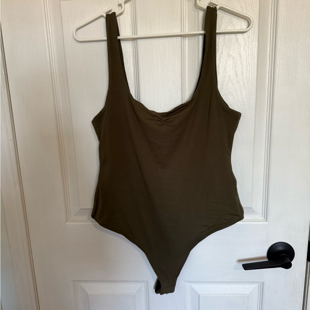 Olive Green Bodysuit
